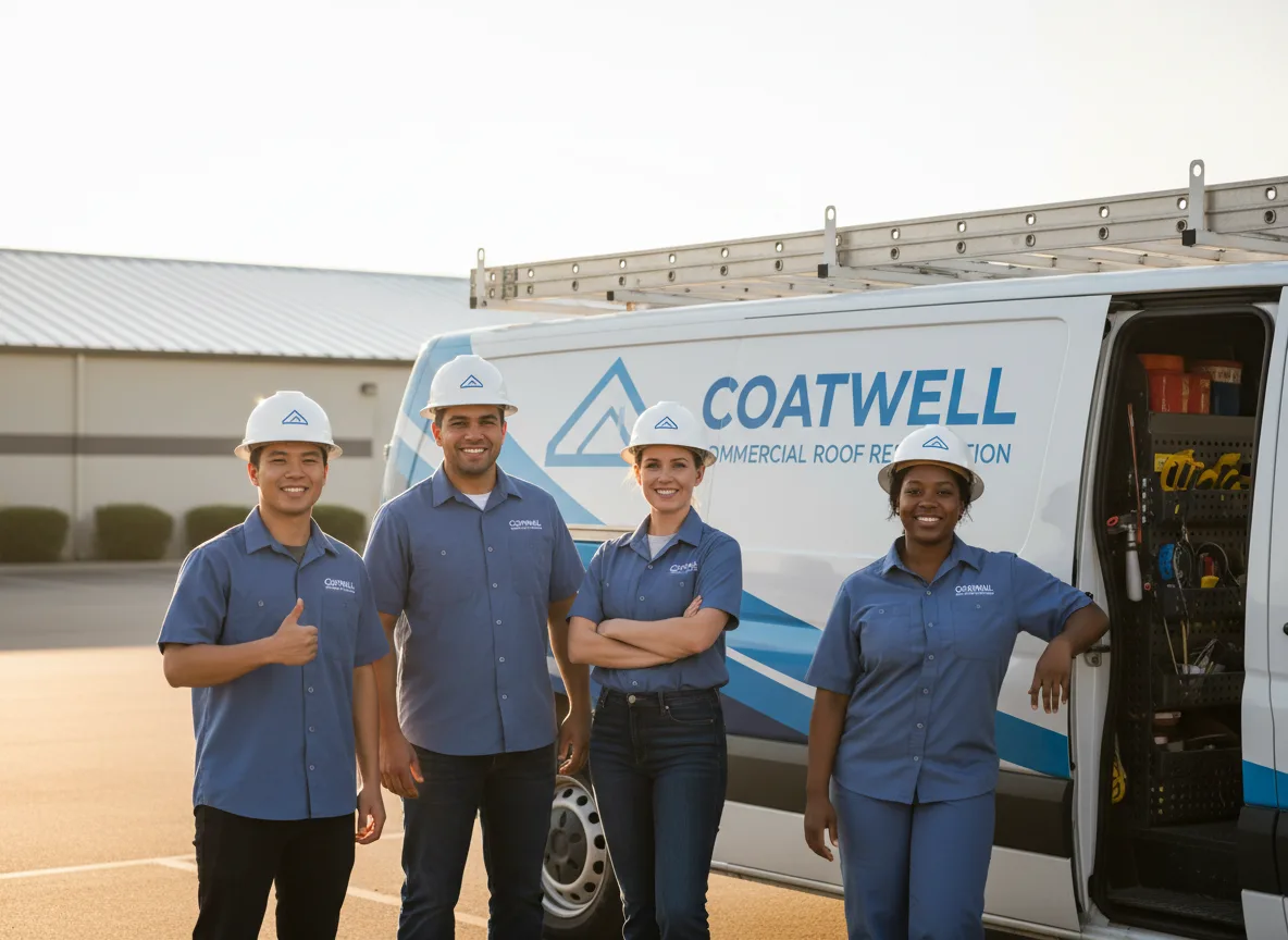 Commercial roof coating company in Slickville, PA